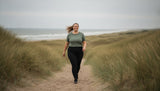 Åndbare leggings i plus size: Slip for lår-gnav og fugt