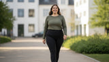 Leggings til pæreformede kvinder: Find den perfekte pasform i 2026
