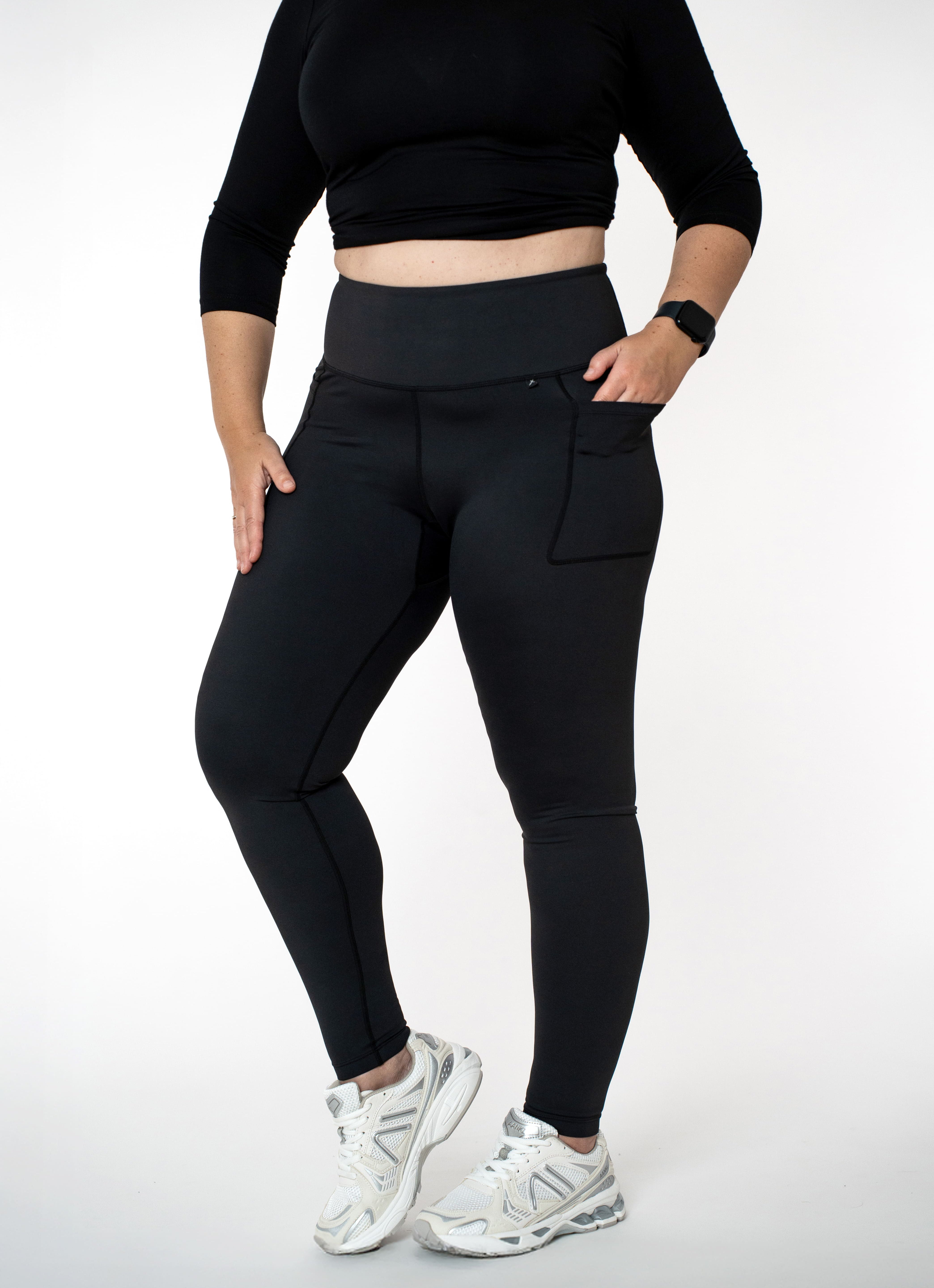 Excel Leggings er plus size leggings skabt til kvinder med former